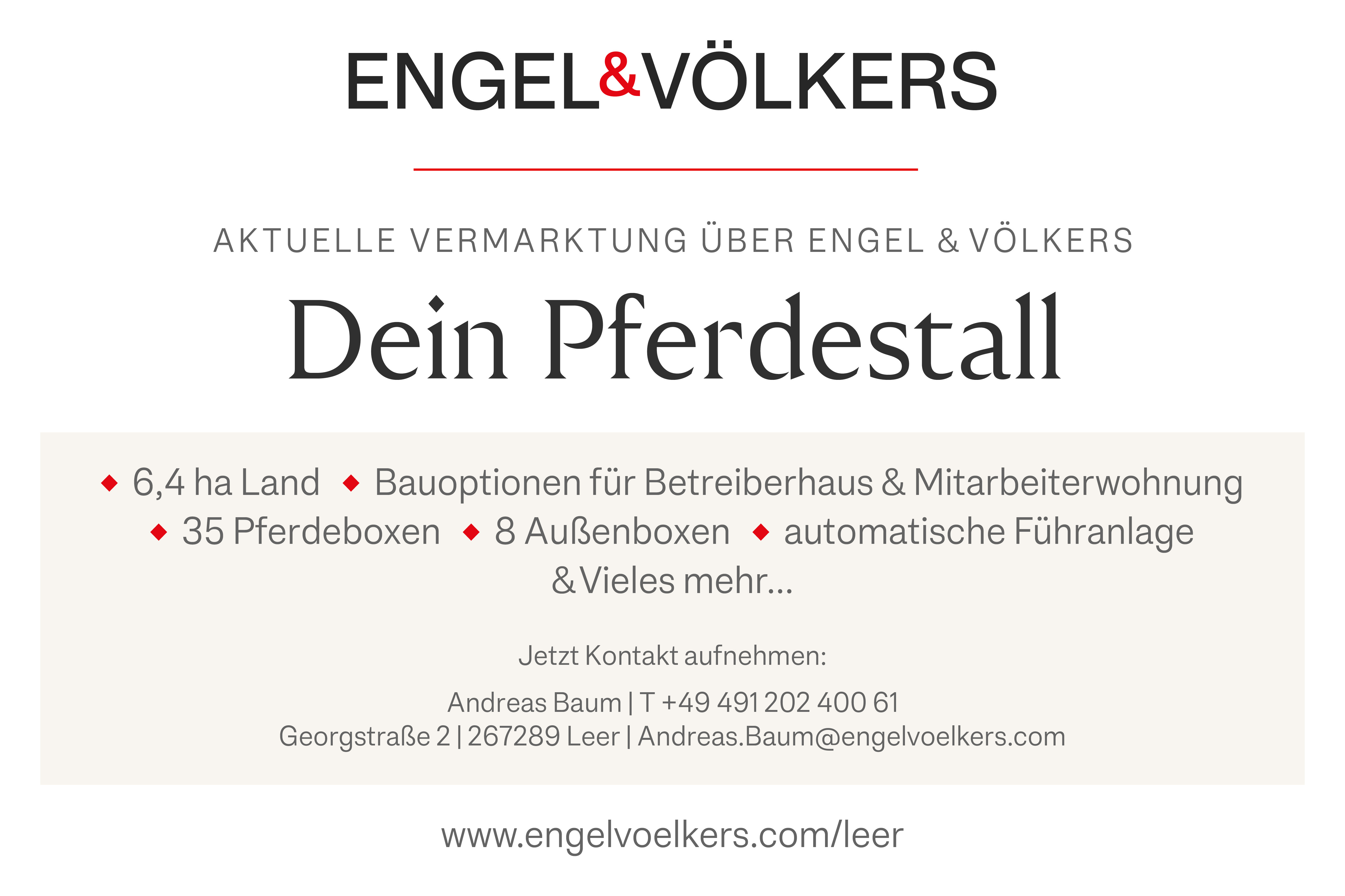 Banner Dein Pferdestall über Engel & Völkers